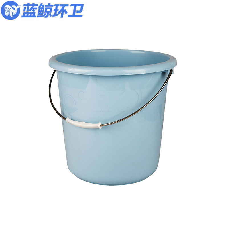 蓝鲸环卫 15l蓝色32*30cm 加厚洗衣塑料水桶手提装水大红色塑料桶盆桶