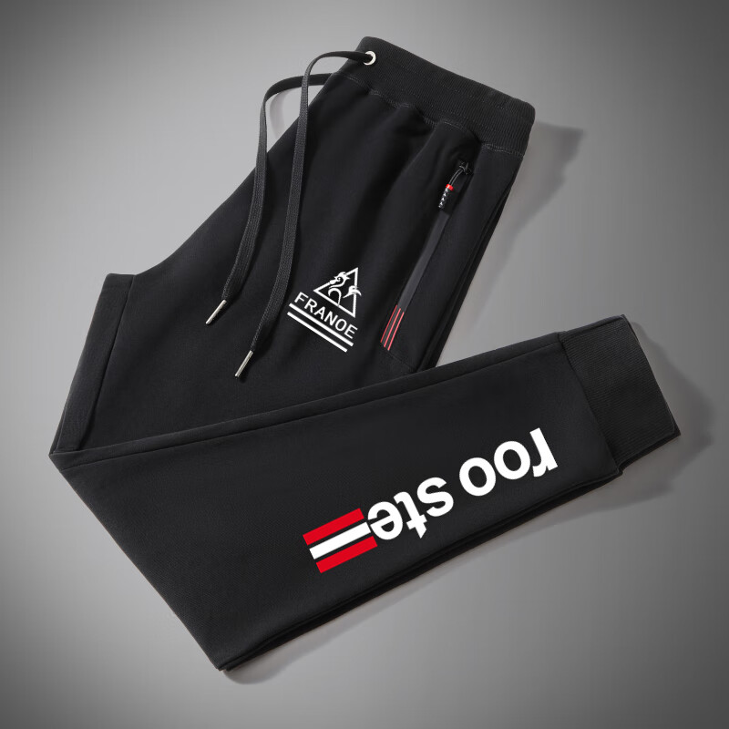 灵公鸡法国大公鸡男装休闲裤春秋冬季时尚潮流宽松束脚男运动长裤子