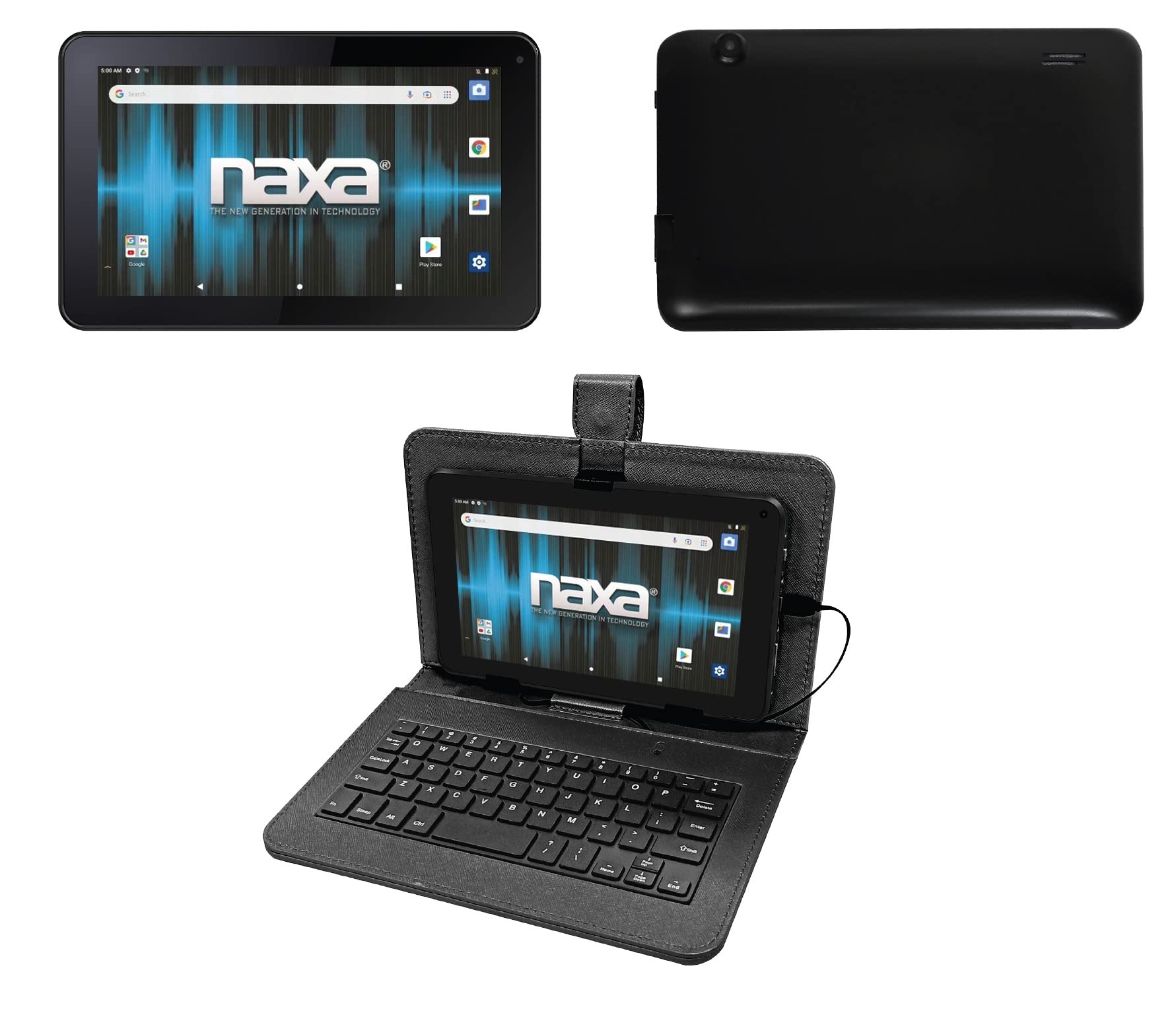 Naxa NID-7021 安卓11平板 7英寸高清TN屏 1.6GHz四核 2GB 16GB 黑色