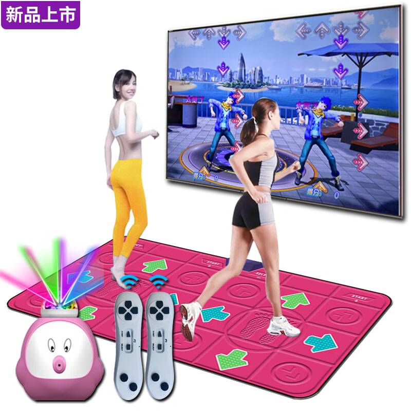 全舞行4K高清跳舞毯亲子双人HDMI电视接口跳舞机家用互动跑