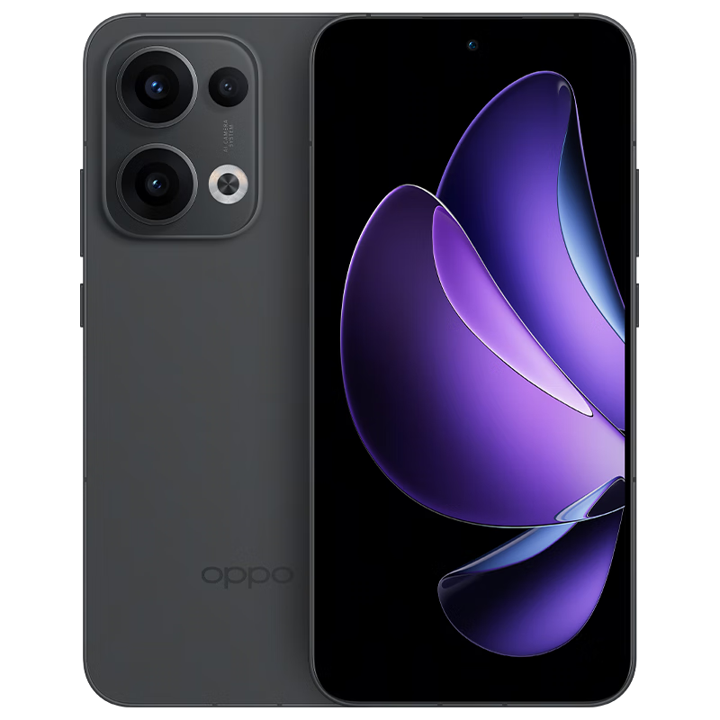 PLUS会员：OPPO Reno13 手机 AI高清超美小直屏 午夜黑 12GB+256GB