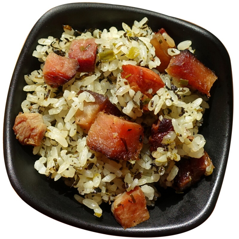 贵州土特产 铜仁社饭 菜蒿菜饭 侗家手工制作社饭 农家腊肉糯米饭