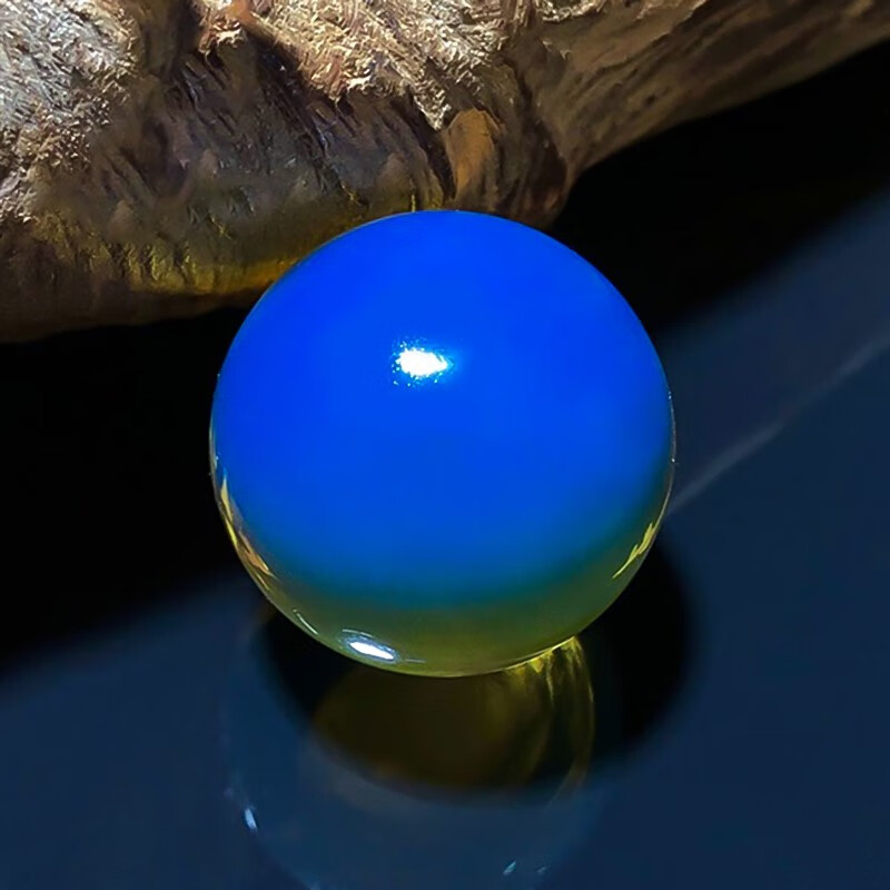 豪迎7a收藏蓝珀散珠 多米尼加琥珀单珠无孔吊坠diy多宝手链配珠 7a