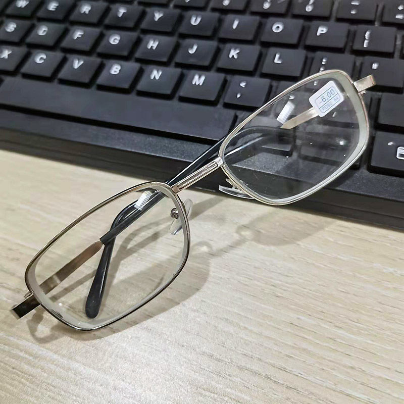 rnrn 变色近视眼镜水晶玻璃镜片男有度数光学玻璃近视镜女有度数 变色