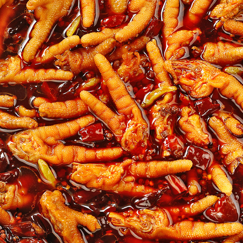 麻辣鸡爪香辣味泡椒铜梁凤爪100g*2重庆铜梁鸡爪特产零食 麻辣味