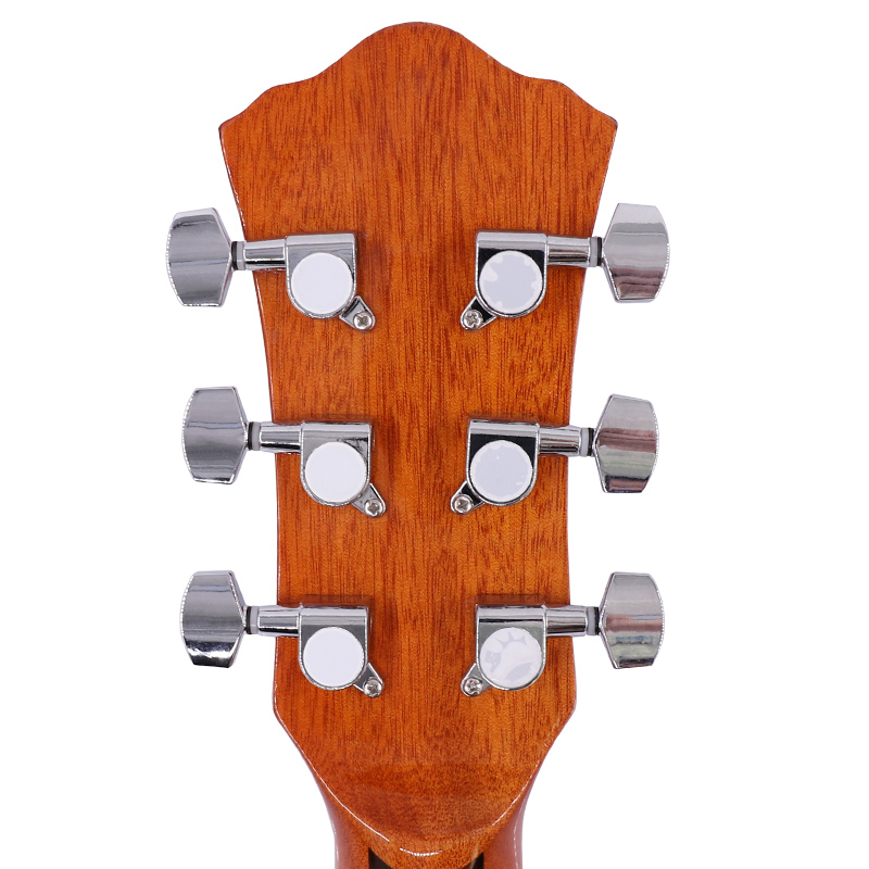 青歌xn06民谣吉他弦钮旋钮弦轴银色木吉他弦扭上弦器全封闭调弦钮 一