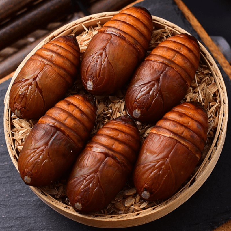 tlxt东北特产柞蚕蛹新鲜活蚕蛹大黄蚕蛹a级大茧蛹蝉蛹500g1份