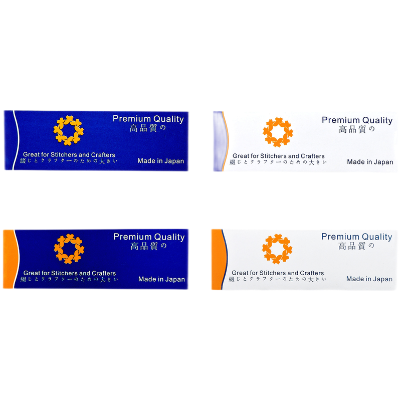 多美绣手工刺绣 专用针  DMC 十字绣工具针金尾银尾针日本针 手工缝衣针 金尾24号和26号各10包