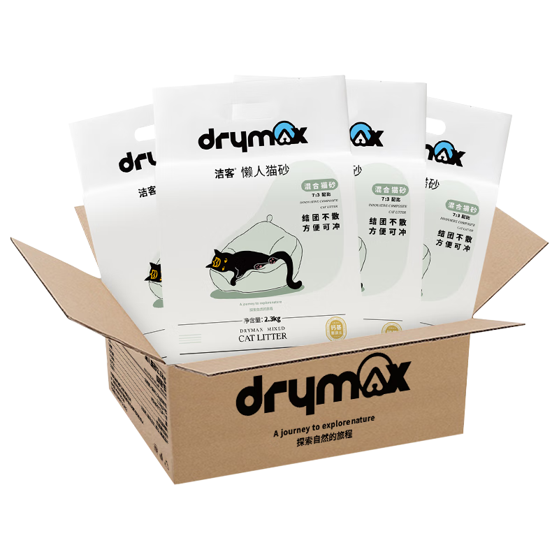 洁客(Drymax)4合1混合猫砂价格历史走势与商品详情