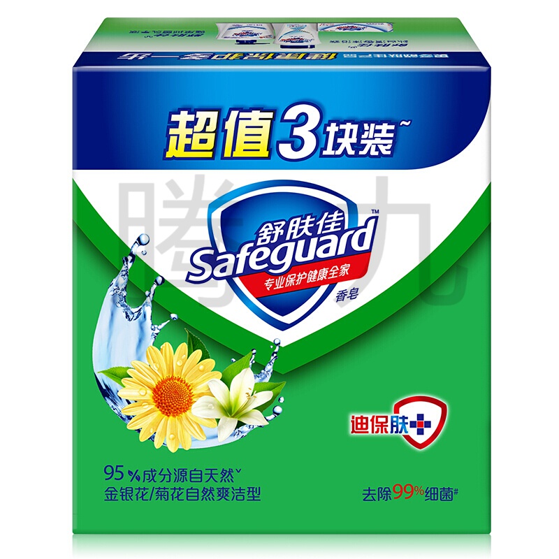 舒肤佳香皂薄荷冰怡舒爽 (温和洁净 清凉醒肤) 金银/菊花