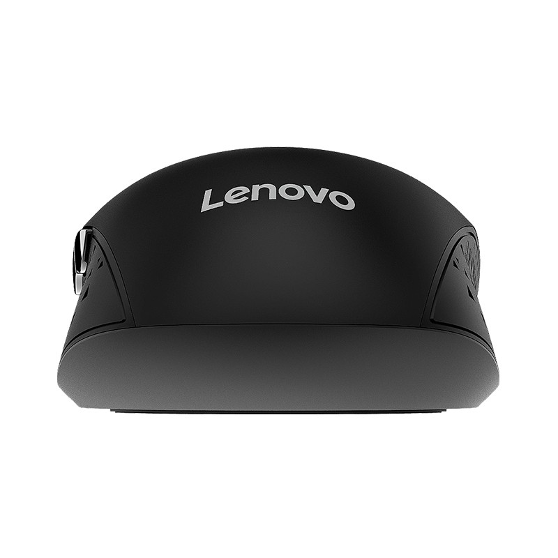 联想(Lenovo) 无线蓝牙双模鼠标 蓝牙5.0/3.0 便携办公鼠标 人体工程学设计 Howard理性黑