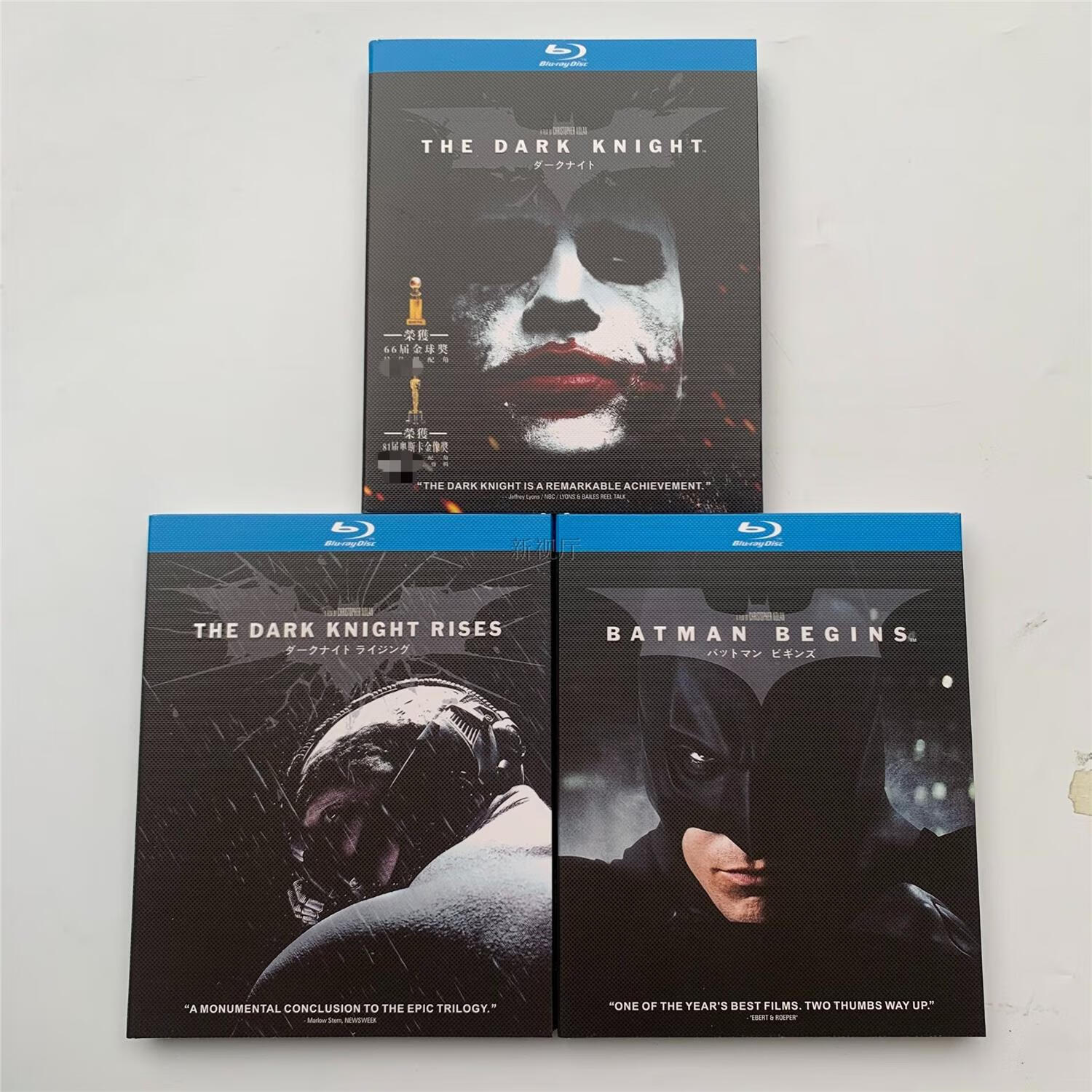 科幻动作电影 蝙蝠侠前传三部曲加花絮bd蓝光碟高清收藏版6碟盒装