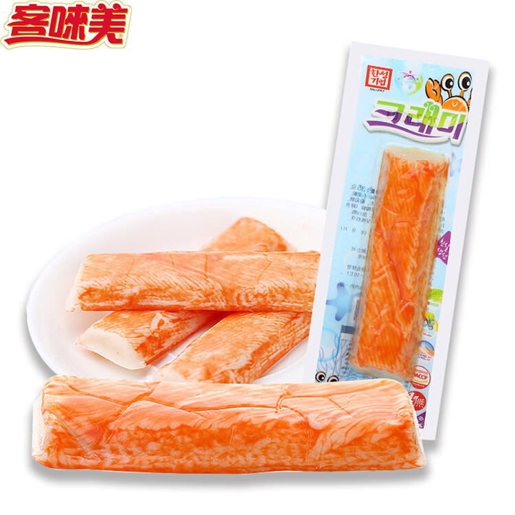 clcey韩国进口优质 客唻美蟹味棒批发 零食35g 原味35g