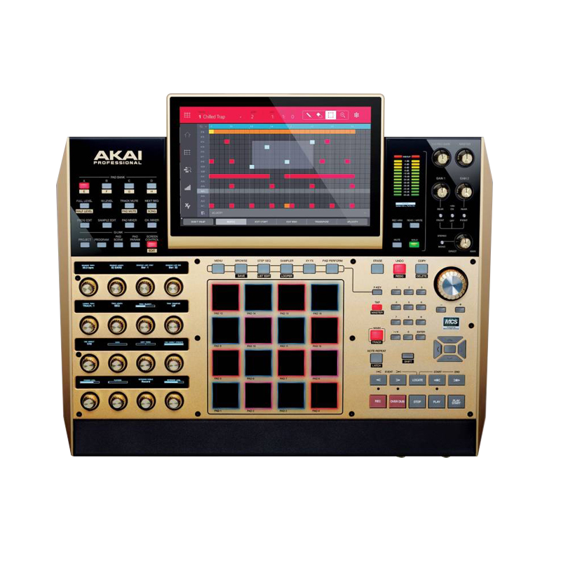 AKAI雅家MPC ONE/KEY 61/LIVE打击垫MIDI编曲DJVJ独立STUDIO工作站 MPC X GOLD 控制器（金色限量版）