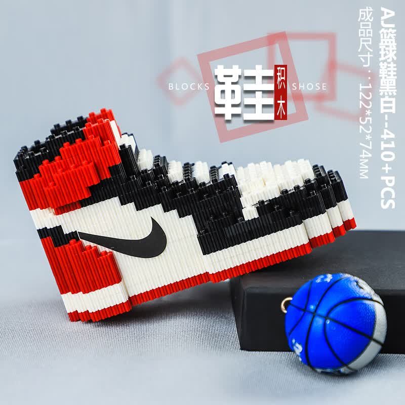 乐高aj篮球鞋积木情侣礼物送男友拼装玩具diy摆件创意生日礼物女