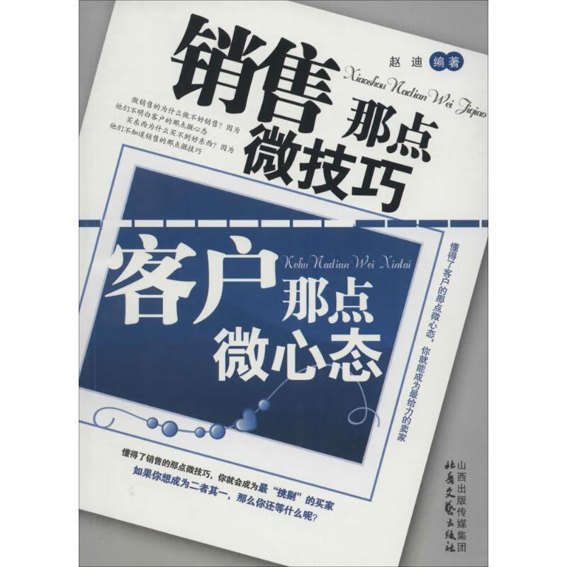 销售那点微技巧 客户那点微心态 赵迪编著 北岳文艺出版社
