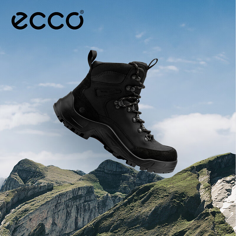 ������ECCO����ɽЬ�� �����˶�Ьͽ���߰�Ьץ����ĥ ԽҰ822434 ��ɫ82243451052 41