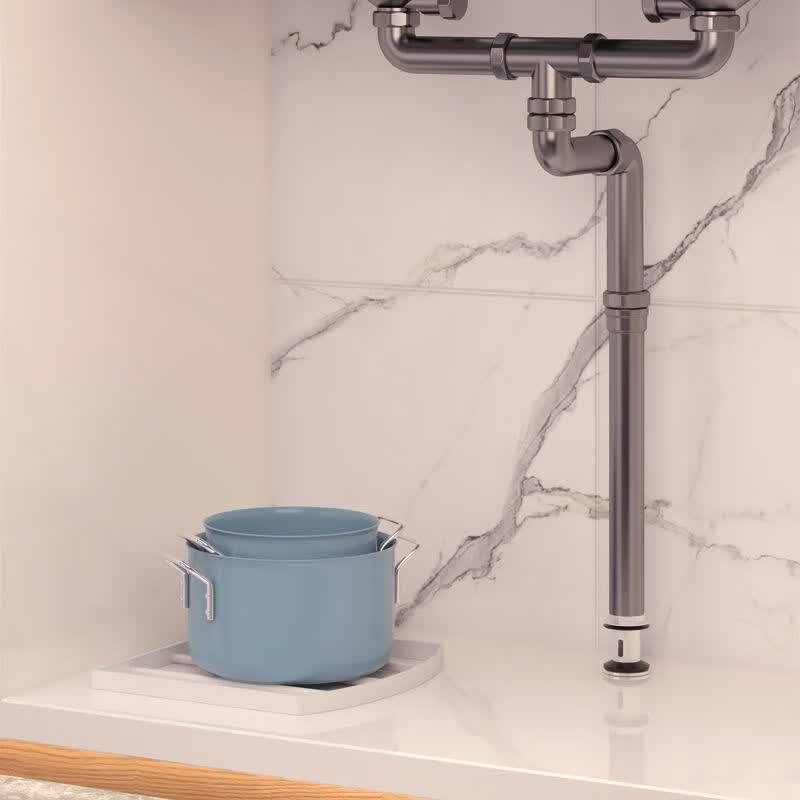 宏卿馨厨房置物架锅架多层可调节放下水槽橱柜内墙角夹缝窄收纳架子 1层【锅垫】白色