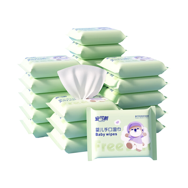 ������ Ӥ��ʪ�� �Ӻ��Я�ֿ�ʪֽ�� 10Ƭ*20�� ������ 11.99Ԫ