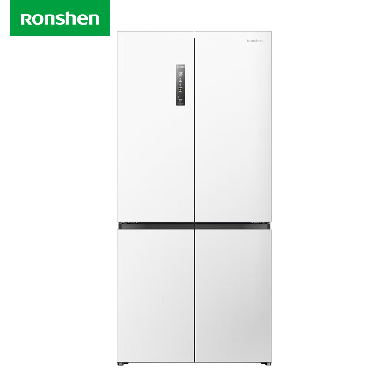 容声（Ronshen）60厘米薄509升十字对开四开门超薄可嵌入式冰箱家用变频一级能效大容量BCD-509WD2FPQLA白色