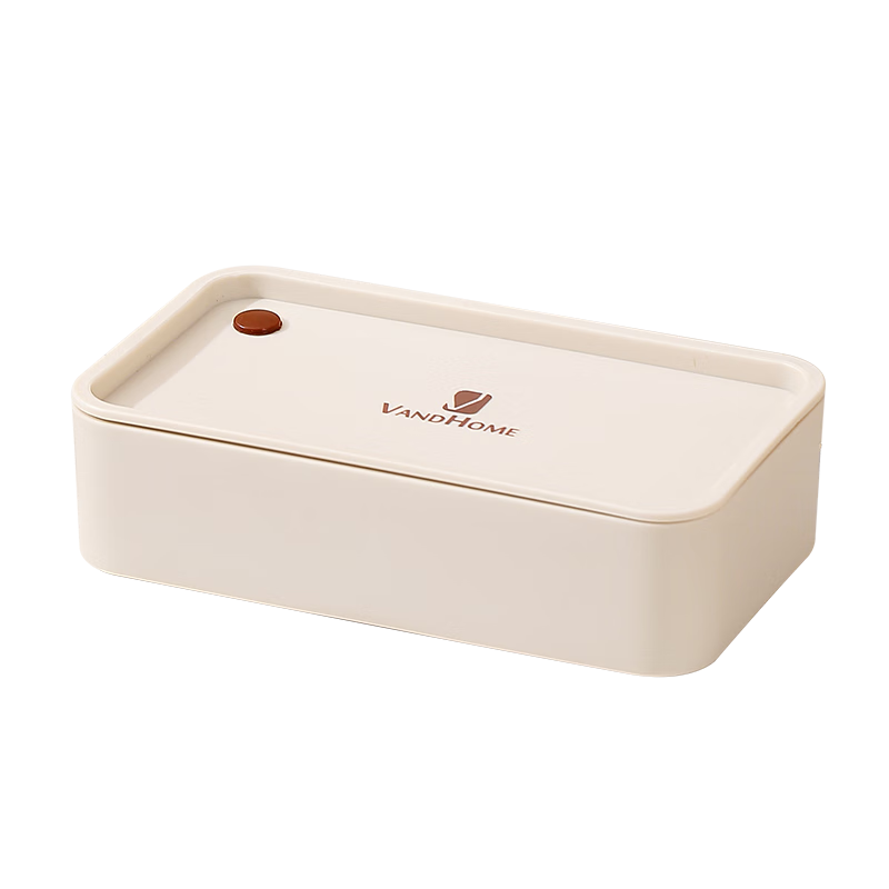 沃德百惠（WORTHBUY）微波炉加热饭盒上班族便携保鲜盒食品级冰箱专用密封水果便当盒子 纯米白三个装+餐具+袋子27.6元