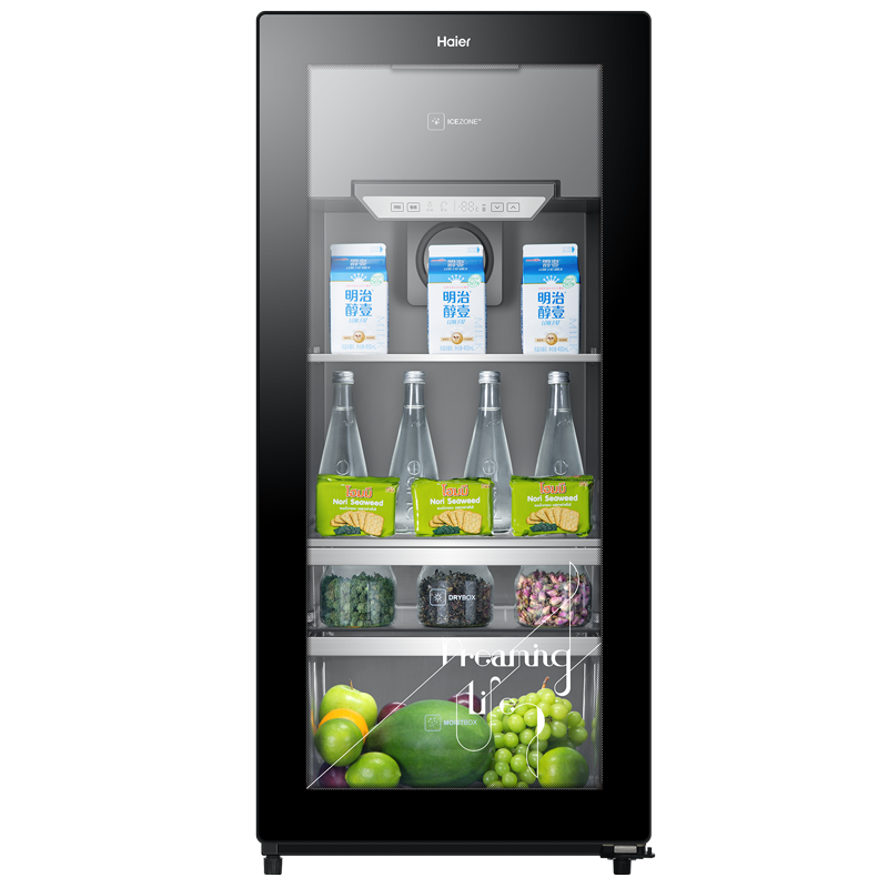 茶叶饮料水果保鲜柜囤货小型冰箱ds0120d以旧换新