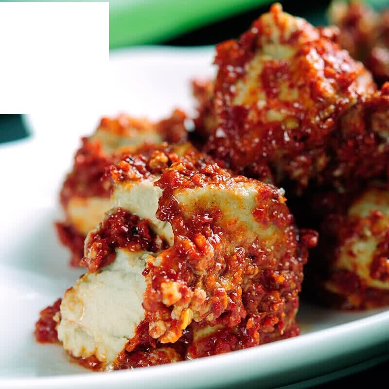 宜享健康重庆特产麻辣豆腐乳 香辣霉豆腐下饭菜红豆腐2盒416g