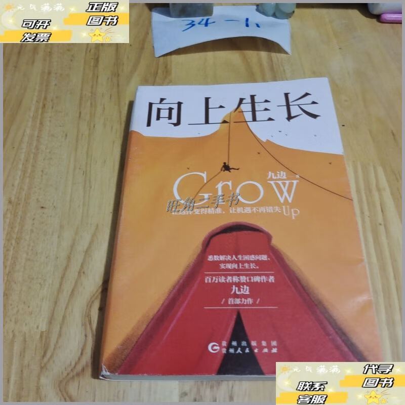 【二手9成新】向上生长 /九边 贵州人民出版社