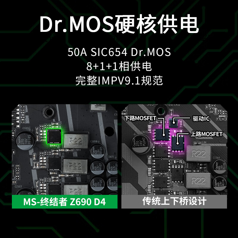 铭瑄（MAXSUN）MS-终结者 Z690 D4 电脑游戏主板支持 CPU 12600KF/12700KF（Intel Z690/LGA 1700）