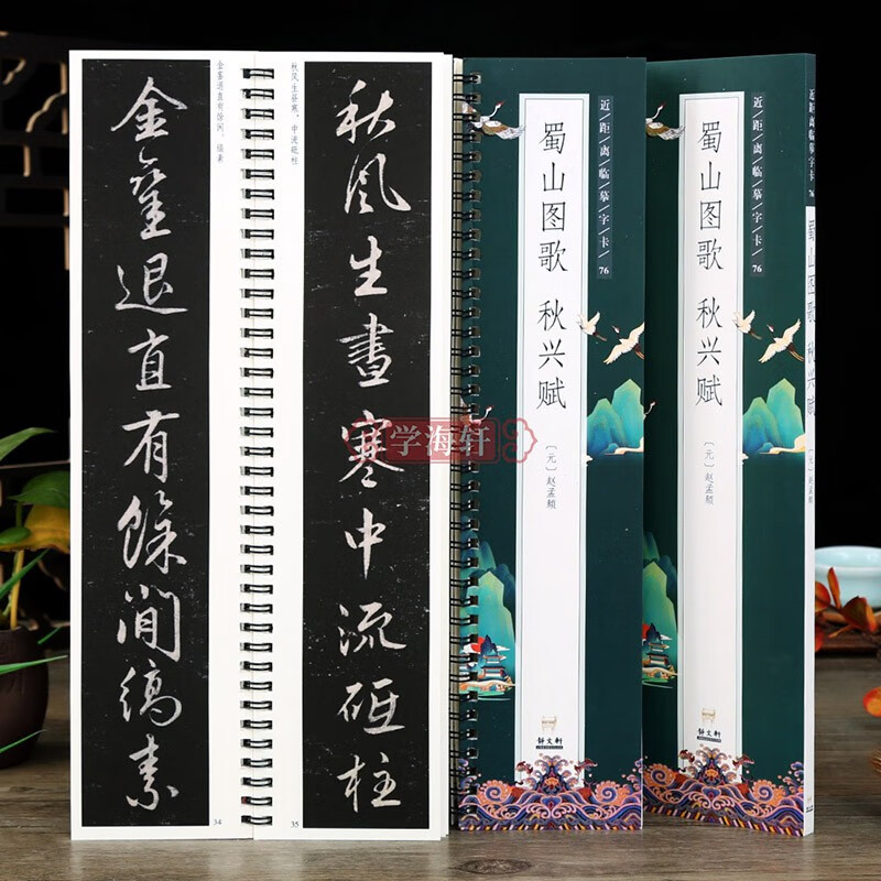 学海轩 赵孟頫蜀山图歌 秋兴赋 近距离临