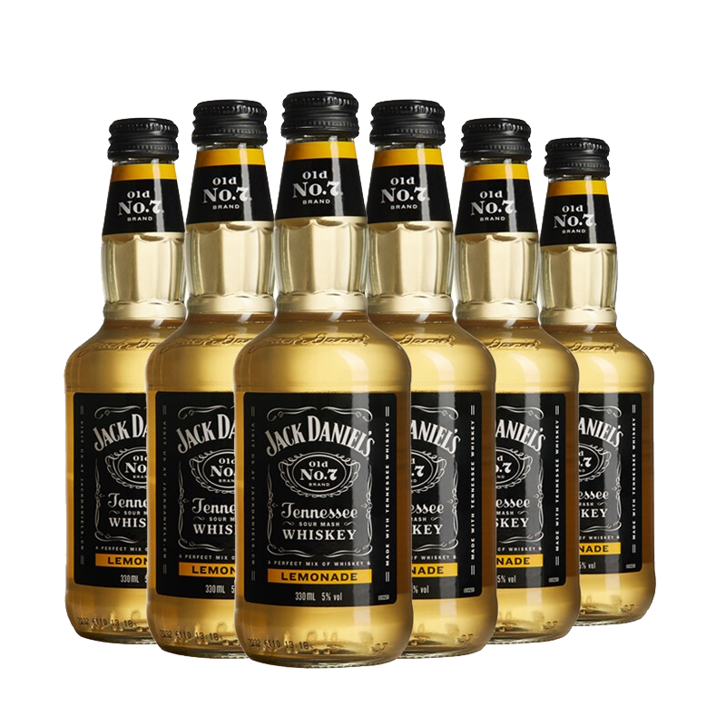 杰克丹尼(jack daniel`s)美国田纳西州 预调酒鸡尾酒 柠檬味330ml*6