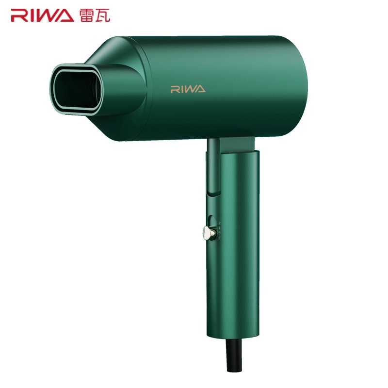 雷瓦(RIWA)电吹风机家用千万级负离子大风量速干2200W大功率便携可折叠冷热风恒温护发酒店宾馆商务沙龙 1600W网红款7305