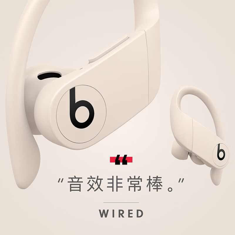 Beats Powerbeats Pro 完全无线高性能耳机 真无线蓝牙运动耳机 象牙白