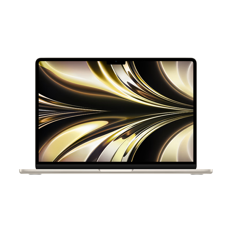 Apple 苹果 MacBook Air 2022款 M2 芯片版 13.6英寸 轻薄本 星光色（M2 8+10核、核芯显卡、16GB、256GB SSD、2.5K、LCD、60Hz、Z15Y0063Y）