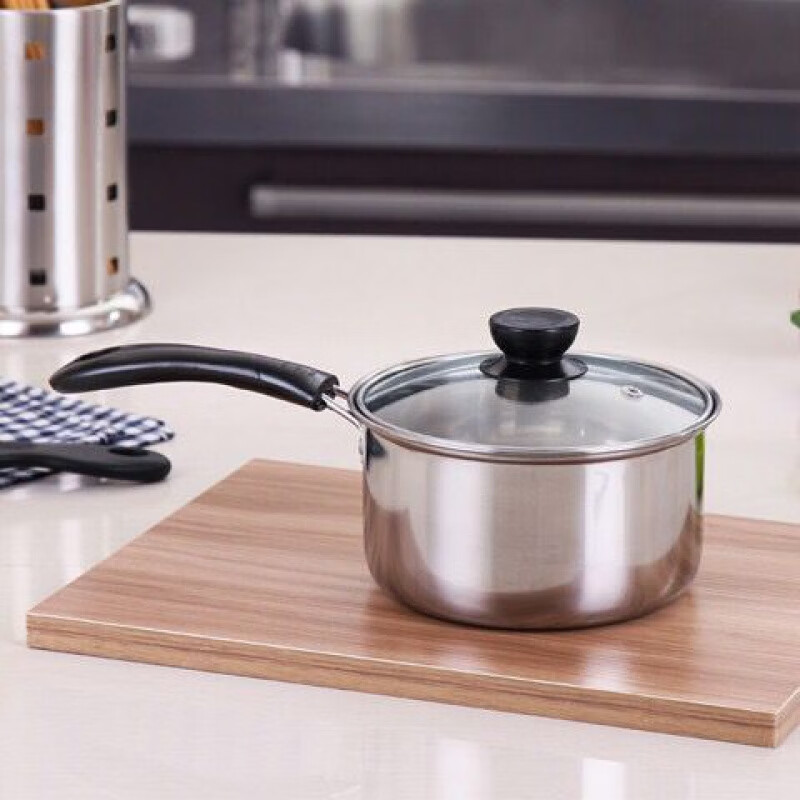 汤锅奶锅16-20cm不锈钢加厚煮面迷你小锅奶锅