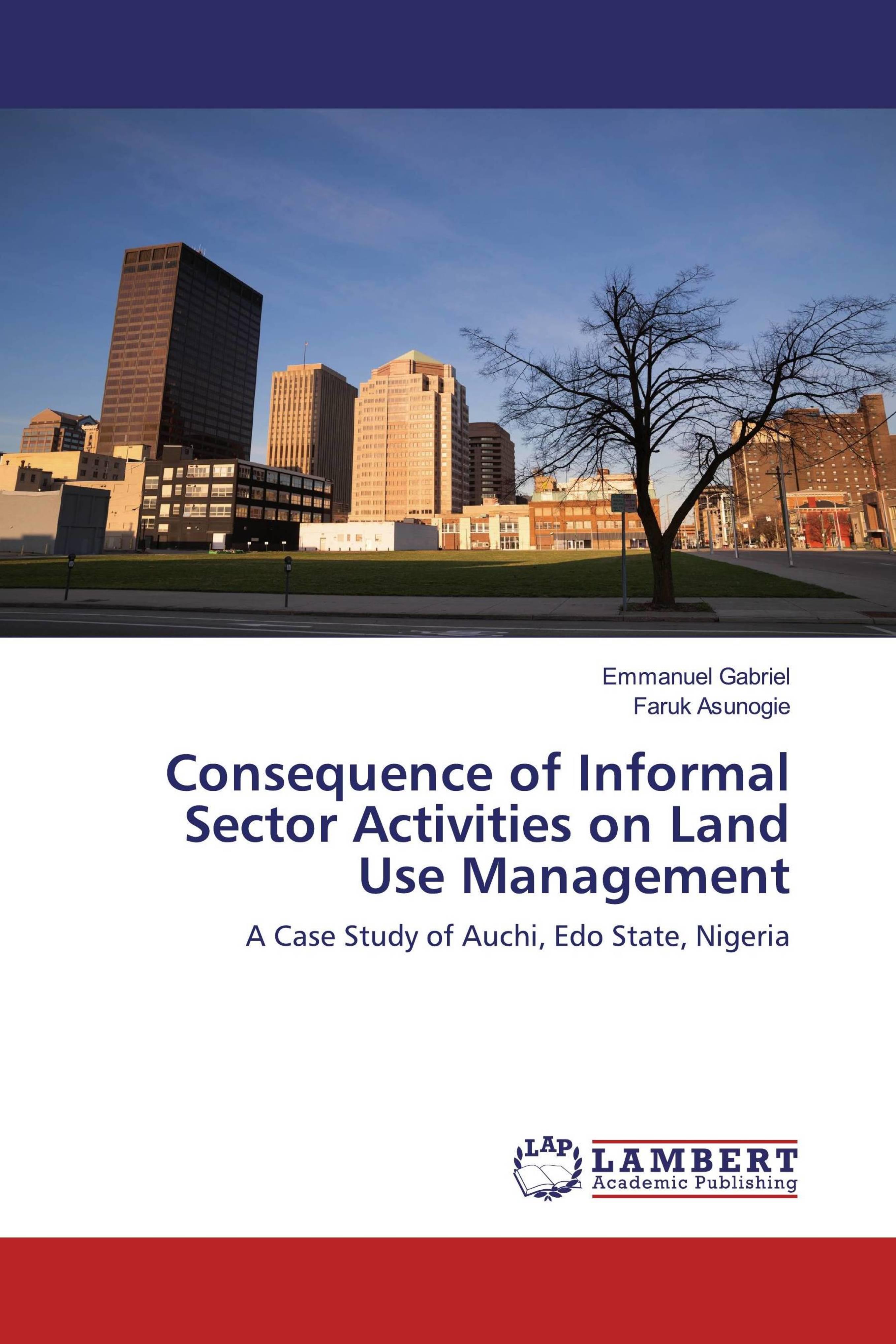 预订 学位论文consequence of informal sector activities on land