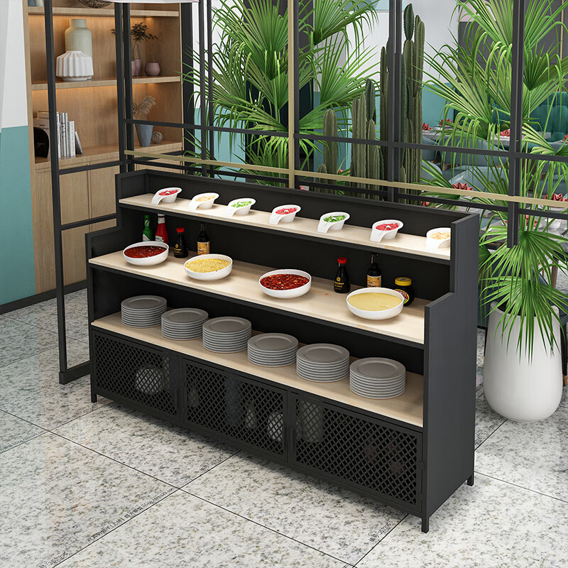 萌依儿 (mengyier)火锅店自助调料台 火锅店小料台酱料柜自助台串串