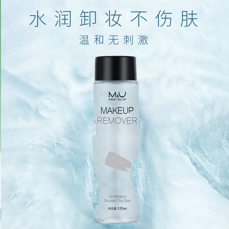 妙媚(M&U)眼唇卸妆水液温和清爽脸部深层清洁旅行装120ml