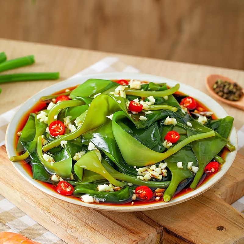 顶吉渔海带苗嫩特非干货级新鲜小海带芽盐渍煮汤凉拌菜霞浦海带 霞浦海带嫩苗250g*6包