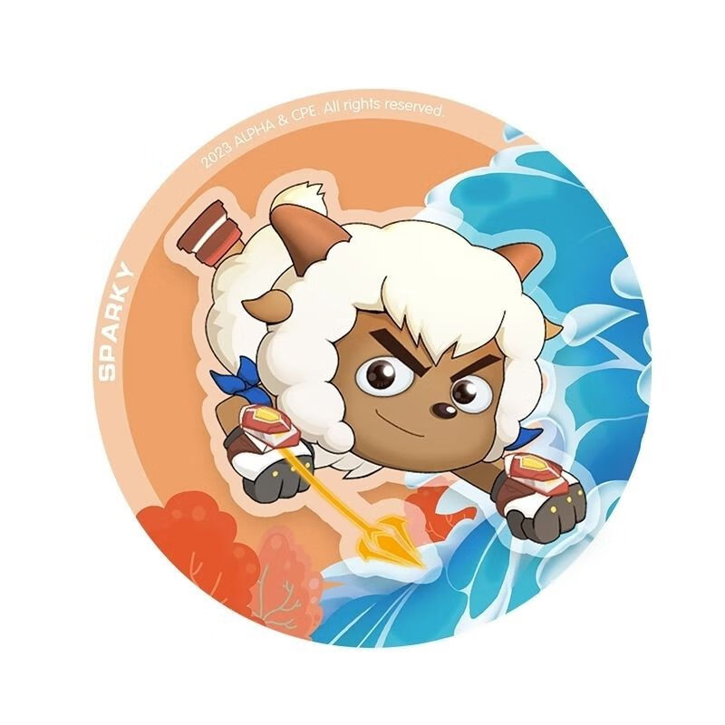 z304沸羊羊遨游神秘系列 58mm马口铁亮膜