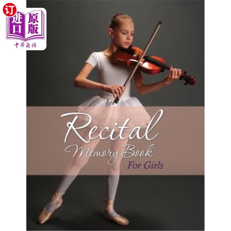 海外直订recital memory book for girls 女子背诵记忆册