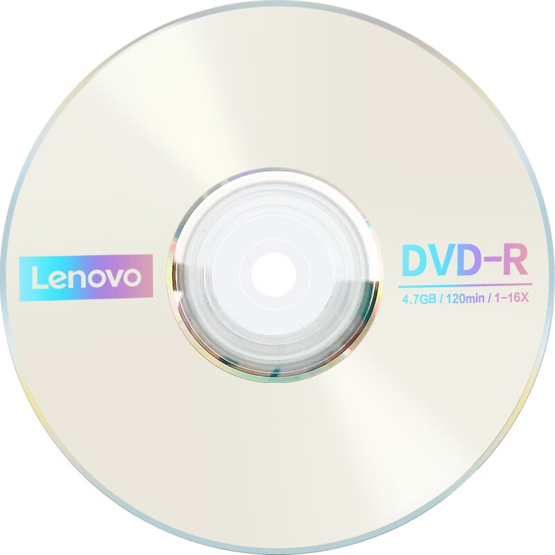 联想Lenovo原装行货dvd刻录盘光盘空白光盘4.7G16XDVD-R行业装50片桶装
