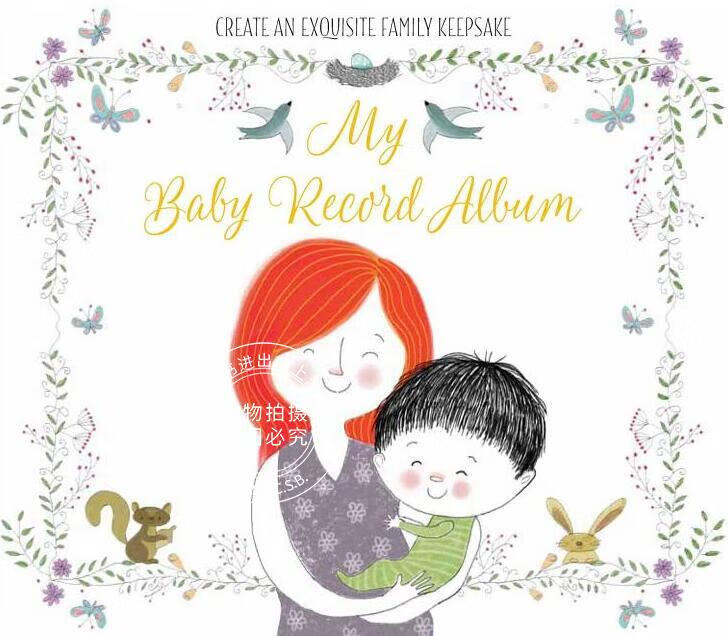 现货 我宝宝的影集 英文原版 My Baby Record Album 家庭关系 亲子成长