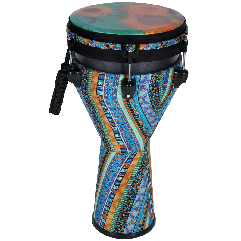 莫森（MOSEN）10英寸專業(yè)非洲鼓 碳纖維材料麗江手拍鼓 可調(diào)音時尚款 暖心向陽