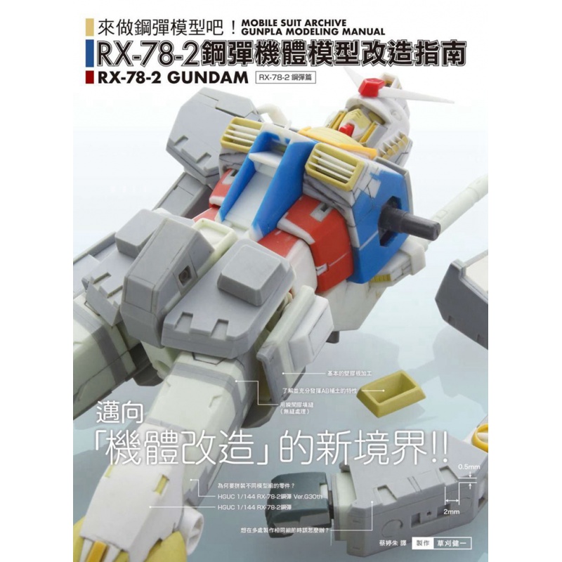 现货 RX-78-2鋼彈機體模型改造指南19楓樹林草刈健一书籍进口原版