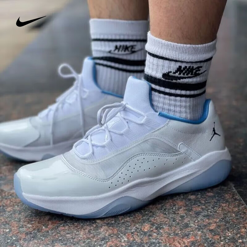 jordan 11 休闲鞋低帮耐磨缓震比赛水晶底运动鞋 do0751-100传奇蓝 40