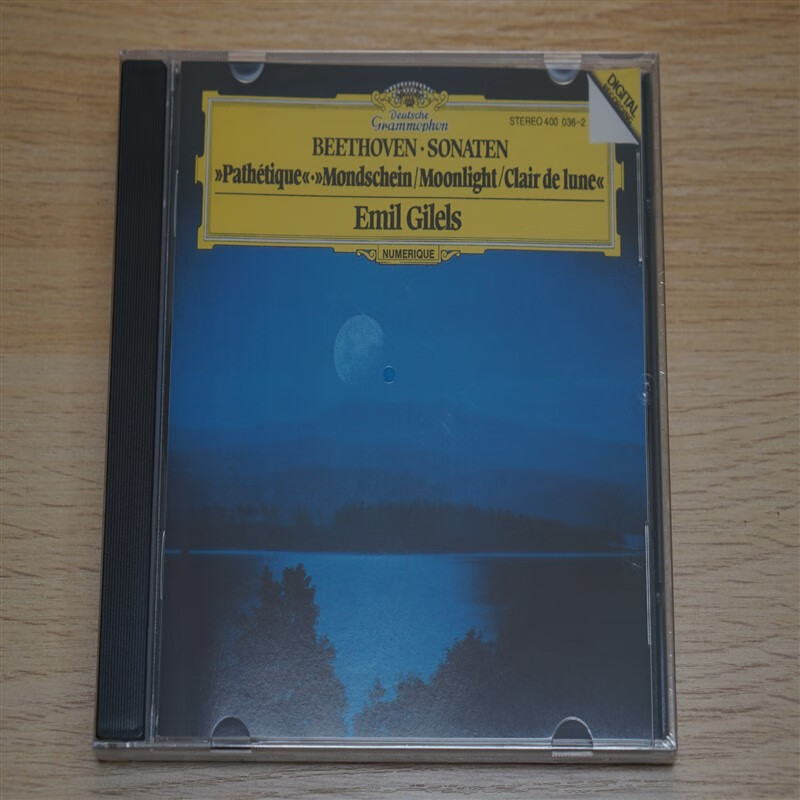企鹅三星 贝多芬 月光钢琴奏鸣曲 吉列尔斯 cd 现货