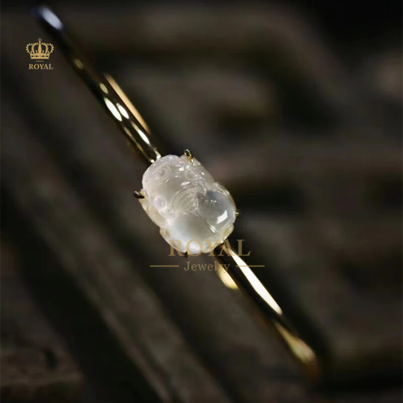 royalpick高冰翡翠貔貅手镯手链日进斗金送人女朋友老婆节生日求订