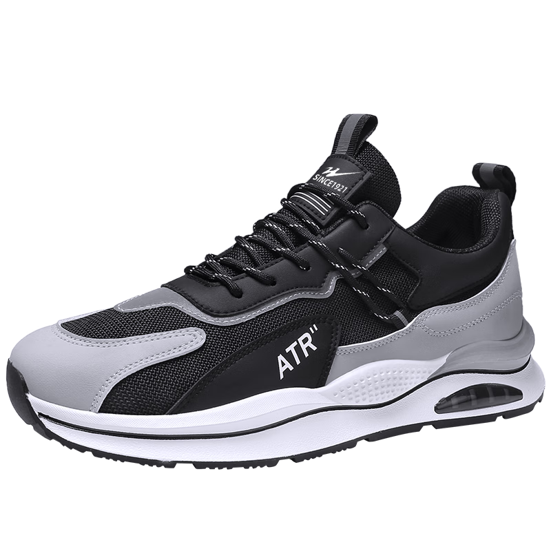 双星八特男鞋新款潮流百搭运动鞋男士夏季透气轻便防滑休闲跑步鞋定制