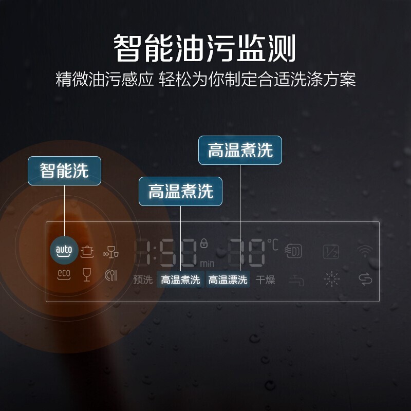 美的（Midea）家用10套嵌入式洗碗机K1 全自动热风烘干 WIFI智控银离子消毒除菌刷碗机